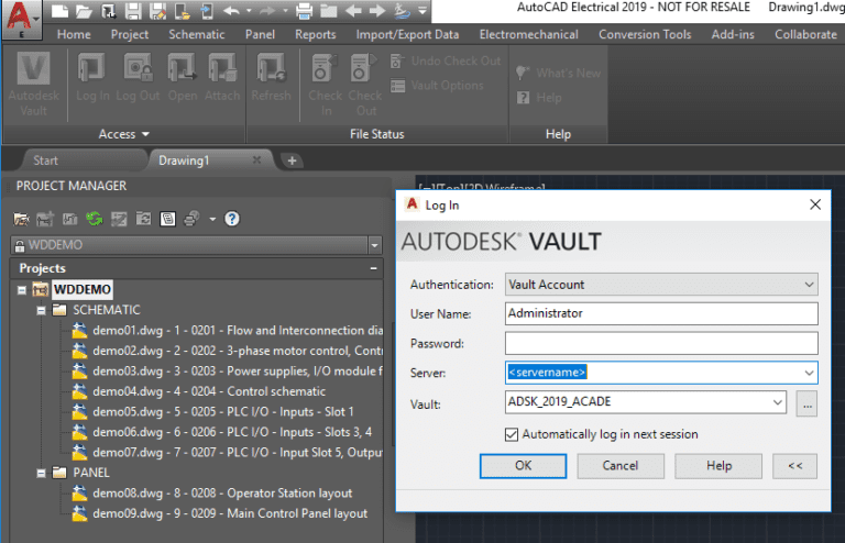 electrical autocad design