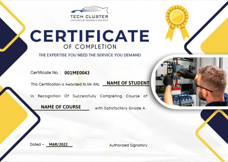 Certification in electrical autocad in India