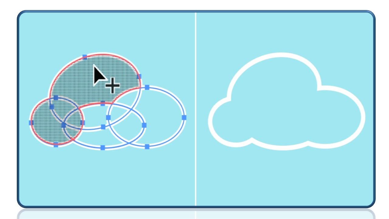 Illustrator shape builder tool