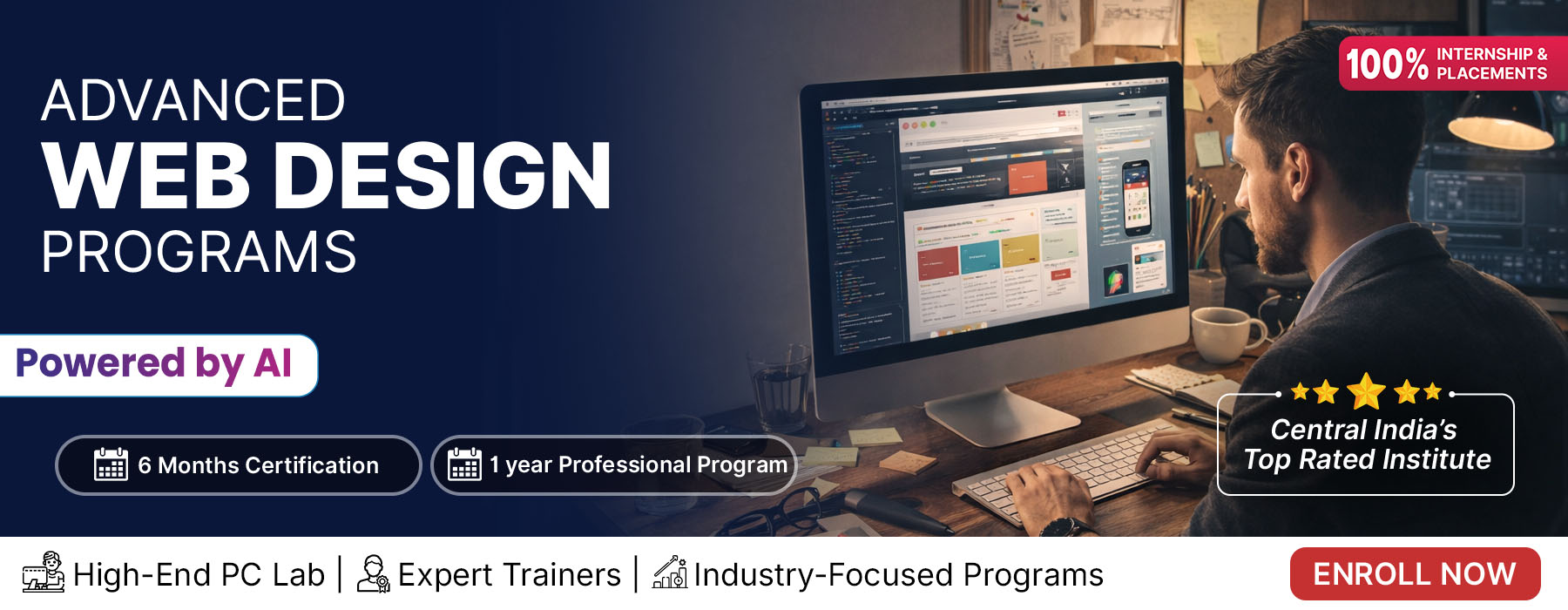 NEW WEB DESIGN BANNER