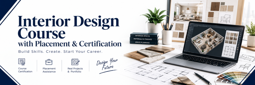 Interior Design Course with Placement & Certification